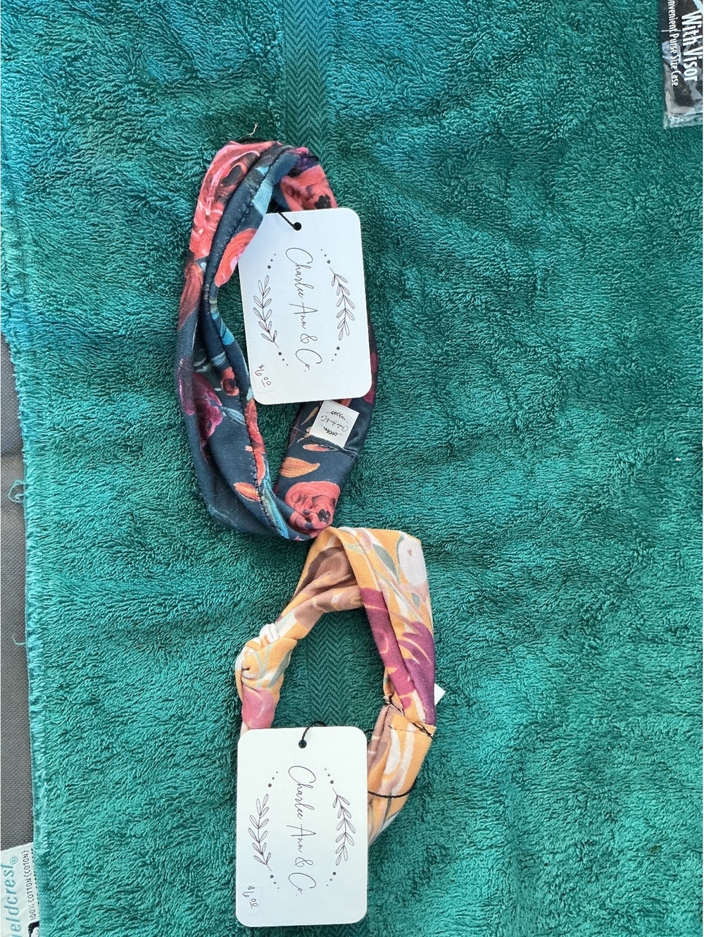 Christy & Co. Floral Patterned Headbands Set of 2